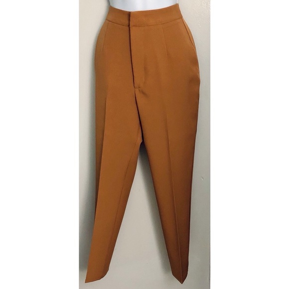 Missguided Pants - Camel High Rise Skinny Fit Pants